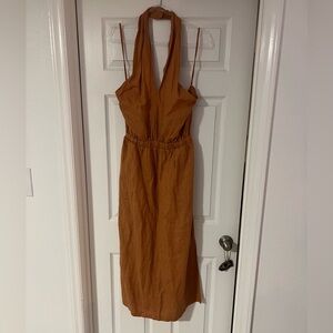 Cloth & Stone Rust Backless Dress